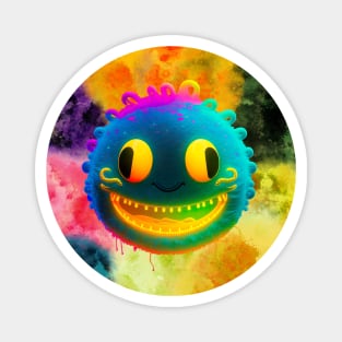 Neon Smiler Magnet